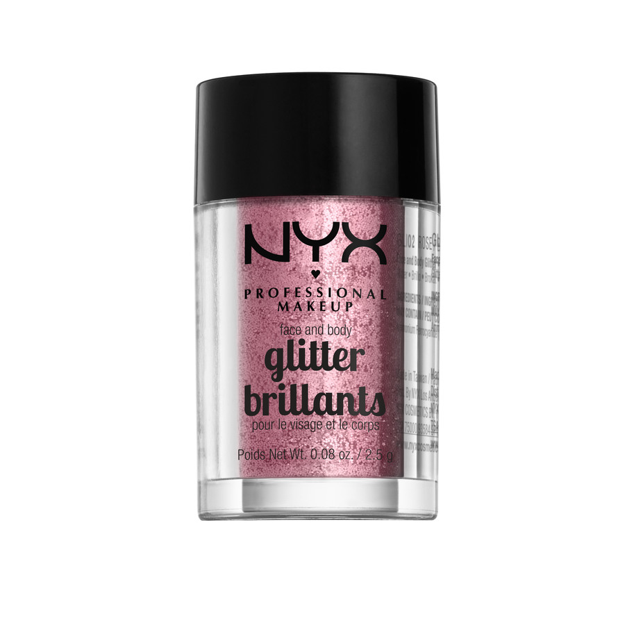 NYX PROFESSIONAL MAKEUP Face & Body Glitter Brillants 02 Rose 02