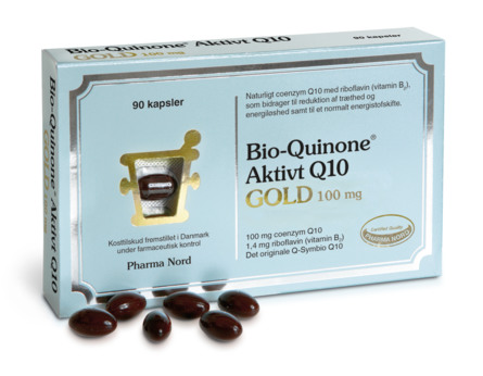 Pharma Nord Bio-Quinone Aktivt Q10 Gold 100 mg 90 kaps.