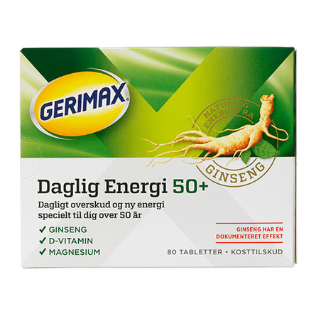 Gerimax® Daglig Energi 50+ 80 tabl.