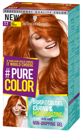 Schwarzkopf Pure Color 7.7 Red Ginger