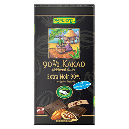 Chokolade 90% kakao Ø 80 g