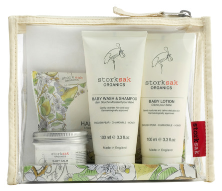 Storksak Organics little traveller gavesæt med 4 s