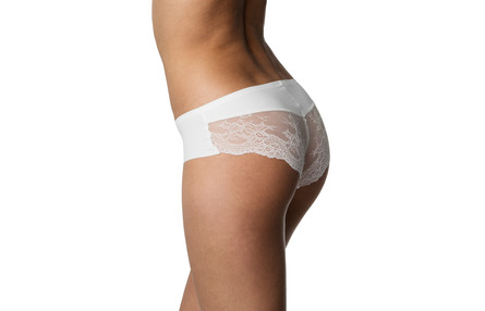 Laze Hipster Trusser med Blonde 2 Pak Hvid Str. M/38