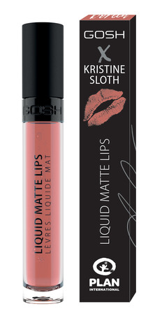 Gosh Copenhagen Kristine Sloth X Liquid Matte Lips 001 Doreen