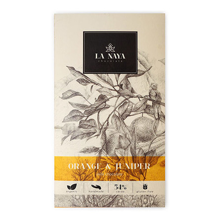 Chokolade-Appelsin & Enebær Ø La Naya 80 g