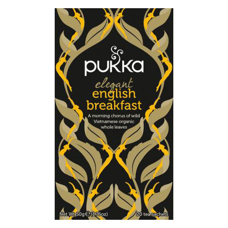 Pukka Elegant English Breakfast te - øko 20 breve