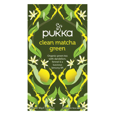 Pukka Clean Matcha Green te Øko 20 br.