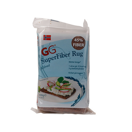 GG SuperFiber Rug Klidbrød 100 g