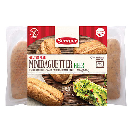 Baguette mini glutenfri Semper 300 g