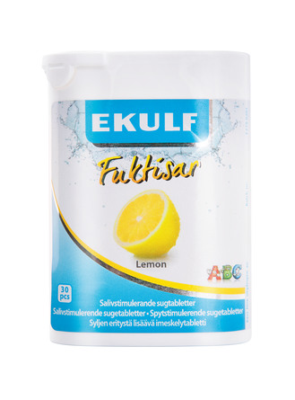 Ekulf Spytstimulerende lemon sugetabletter 30 sugetabl.