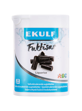 Ekulf Spytstimulerende lakrids sugetabletter 30 sugetabl.