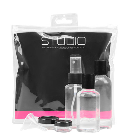 Studio Check-in bag med indhold