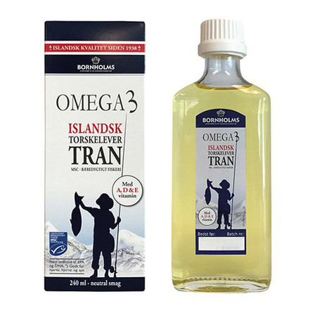 Islandsk tran Omega 3 Bornholms 240 ml