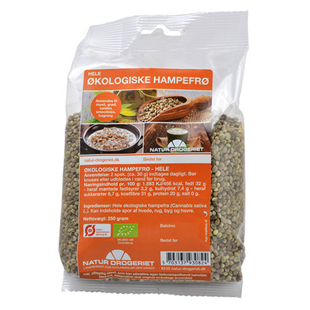 Hampefrø hele Ø 250 g