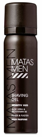 Matas Striber Men Shaving Gel Sensitiv Uden Parfume Rejsestørrelse 50 ml