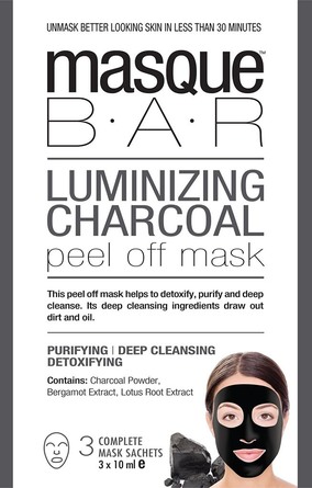 MasqueBar Luminizing Charcoal Peel Off 3x10mlMask