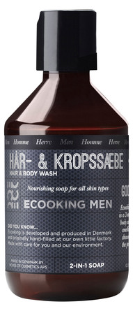 Ecooking Men Hår & Kropssæbe 250 ml