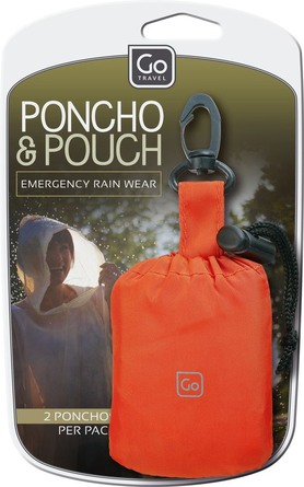 GoTravel Regn Poncho i pose, hvid