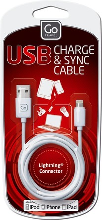 GoTravel USB Kabel (MFI) Hvid