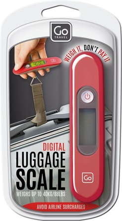 GoTravel Digital baggagevægt, rød
