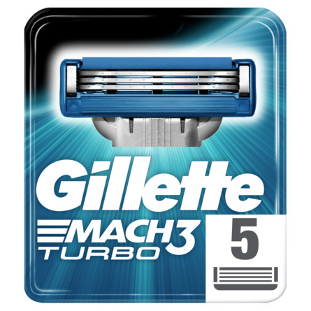 Gillette Mach3 Turbo blade 5-pak