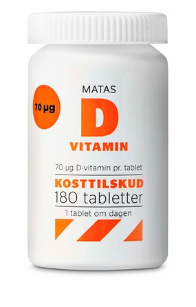 Matas Striber Matas D-vitamin 70 µg 180 tabl.
