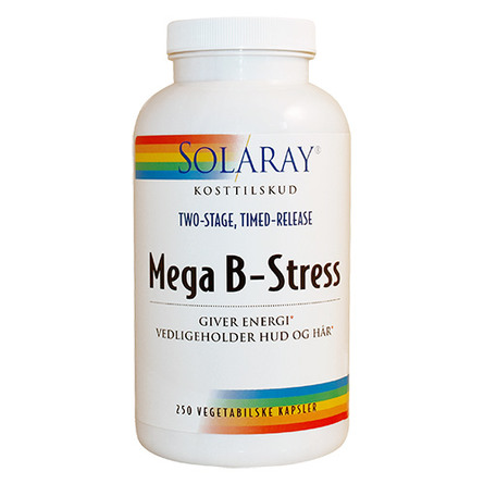 Solaray Mega B Stress 250 Kapsler