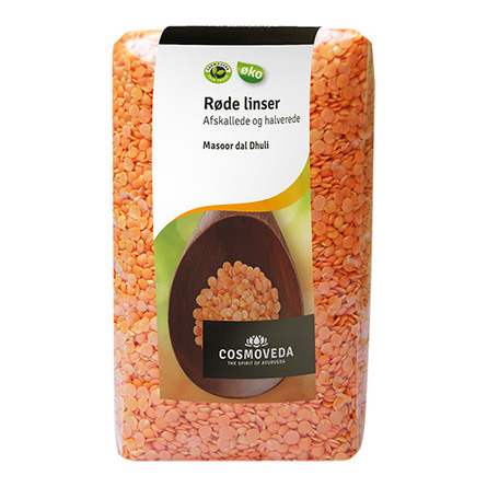Røde linser (Masoor Dal) Ø 500 g