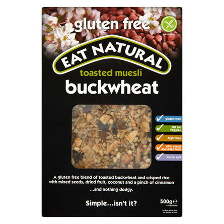 Mysli ristet m. boghvede glutenfri Eat Nat 500 g
