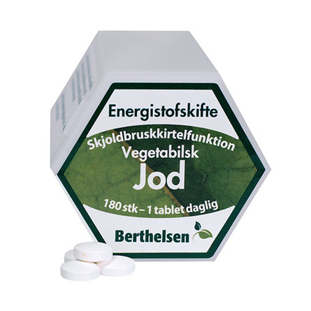 Berthelsen Naturlig Jod 180 tabl.