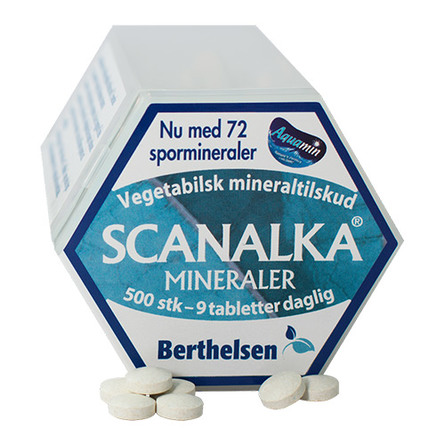 Berthelsen Scanalka Mineraler 500 tabl. 500 tabl.