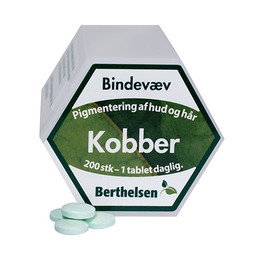 Kobber 2 mg Berthelsen 200 tab 200 tabs.