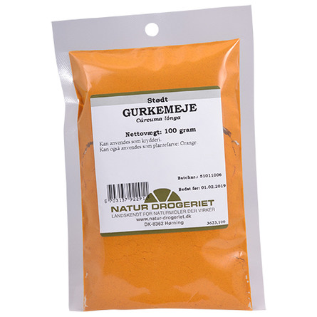 Gurkemeje stødt 100 g