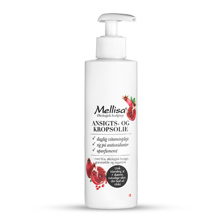 Mellisa Ansigts- og kropsolie 200 ml