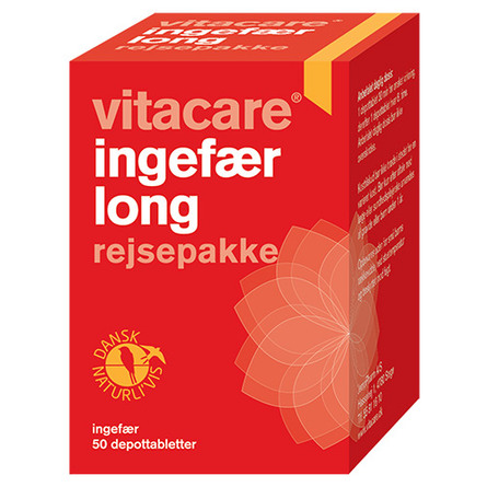 VitaCare Ingefær Long rejsepakke 50 depottabl.