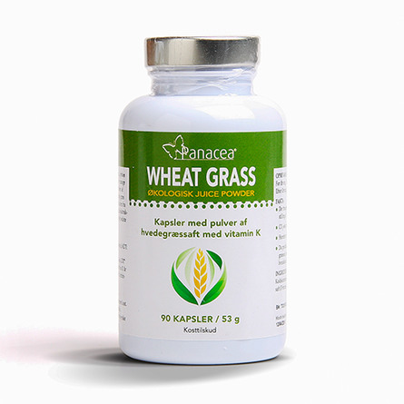 Wheat Grass Juice Kapsler Ø Raw Food 90 kap