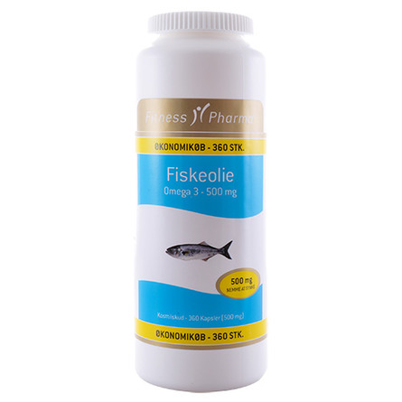 Fiskeolie 500 mg Fitness Pharma 360 kap