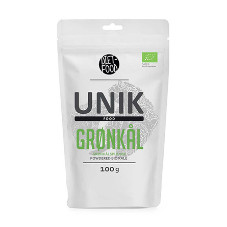 Unik Food Grønkålspulver Øko 100 gr.