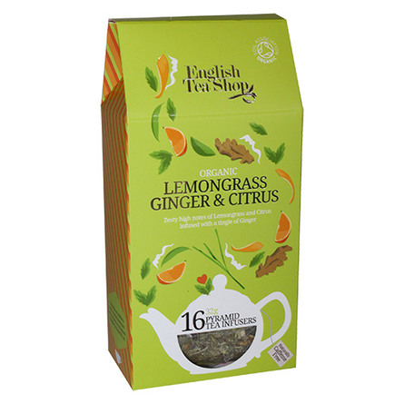 English Tea Shop Lemongrass, ginger, citrus Øko 1 16 breve