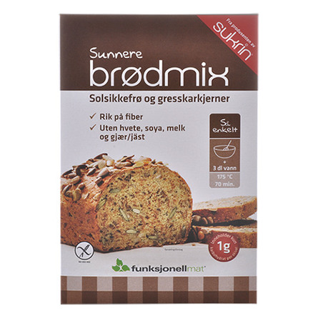 Fiberbrød glutenfri Lowcarb-brød 250 g