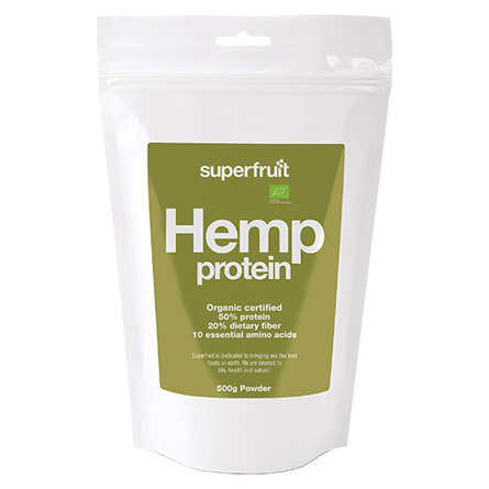 Hamp protein pulver (hemp powder) Superfru 500 g