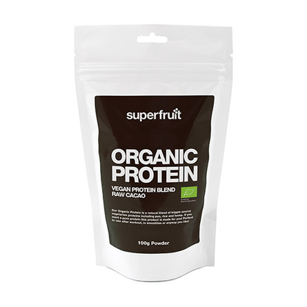 Superfruit Protein pulvermix cacao Øko 100 gr.
