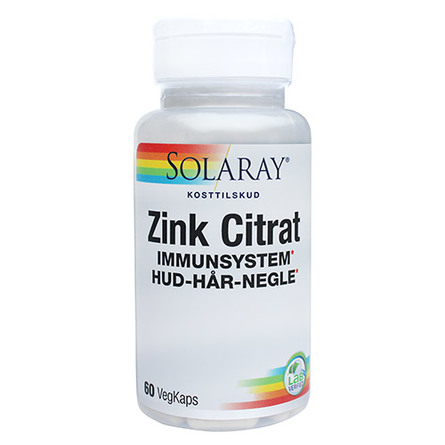 Zink Citrat 20 mg 60 kap