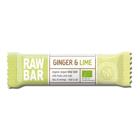 Mols Organic Raw Bar Ginger & Lime Ø 45 g
