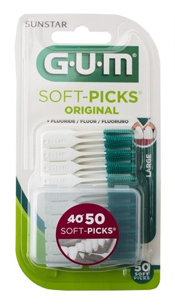 GUM Soft-Picks Original m/etui str L 50 stk