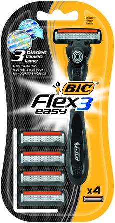 Bic BiC Flex & Easy Multi Skraber + 4 blade