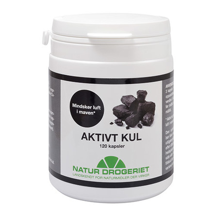 Natur Drogeriet Aktivt Kul 120 kaps.