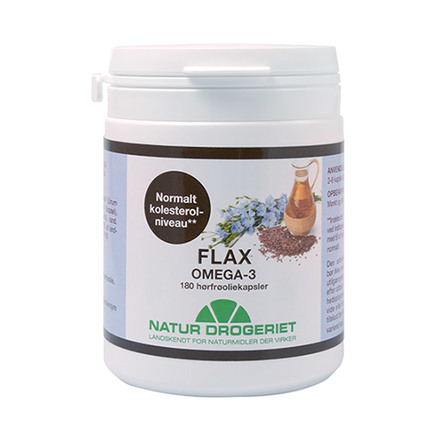 Flax Omega 3 Hørfrøolie 180 kap