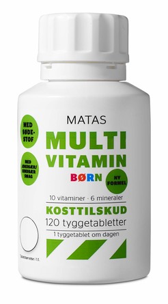 Matas Striber Multivitamin Børn m/sødestof 120 tabl.
