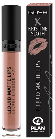 Gosh Copenhagen Kristine Sloth X Liquid Matte Lips 003 Omuwala